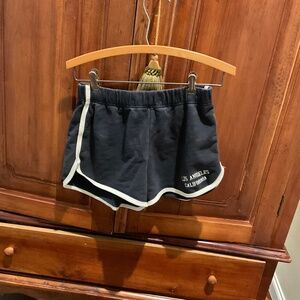 Brandy Melville LA Sweat Shorts , Blue, Size S
